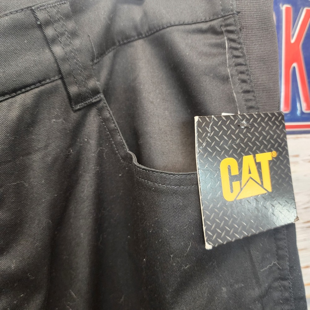 Caterpillar CAT Womens Black Cargo Work Pants Slim Fit Utility Trousers NWT - Picture 6 of 16